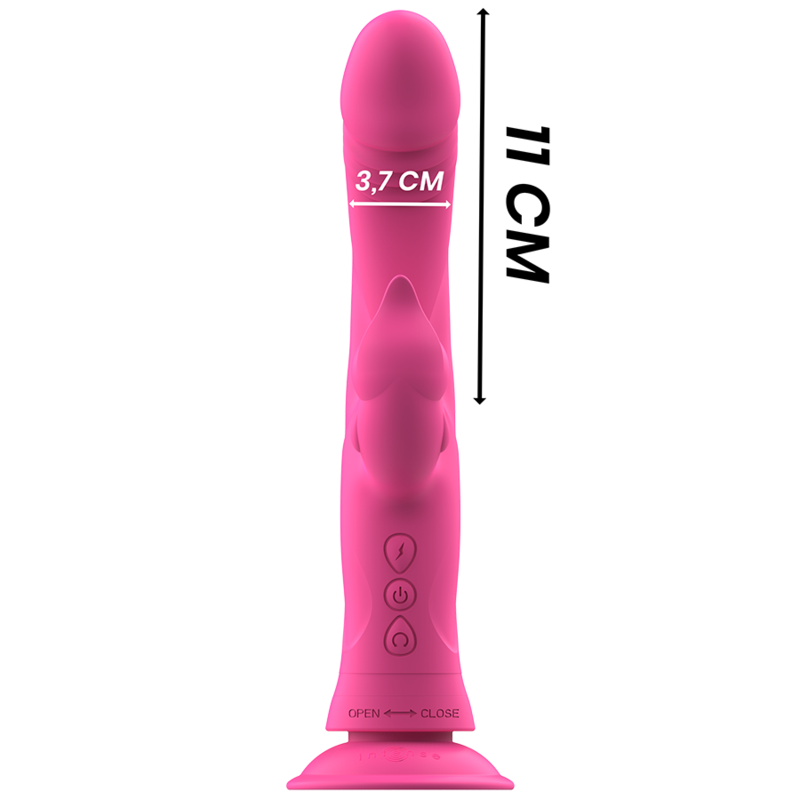 INTENSE - JULIO RABBIT VIBRATOR ROSA SILIKON