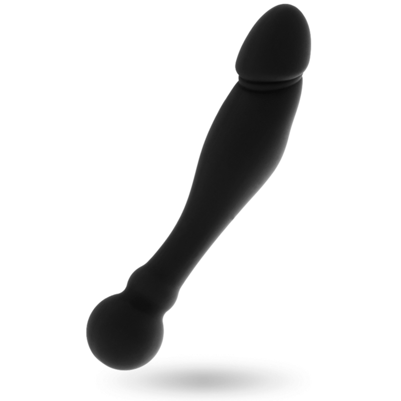 BLACK&SILVER - KARL G-PUNKT-STIMULIERENDER DILDO 18 CM