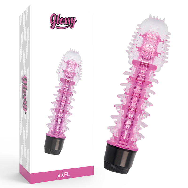 GLOSSY - AXEL VIBRATOR ROSA