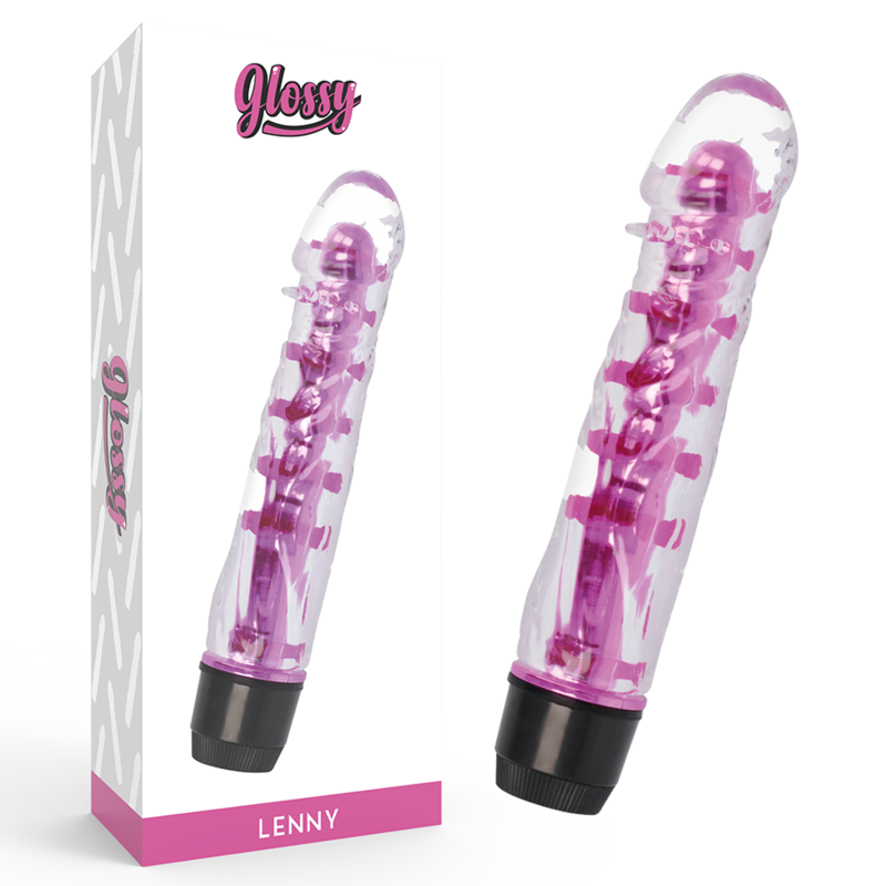 GLOSSY - LENNY VIBRATOR ROSA