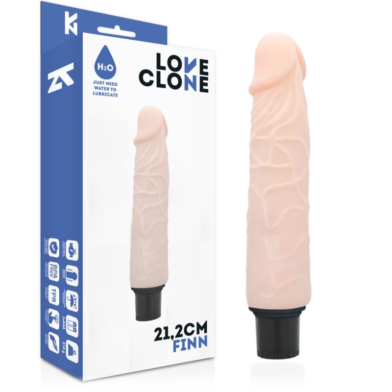 LOVECLONE - FINN SELBSTSCHMIERENDER VIBRATOR 21.2 CM -O- 3.8 CM