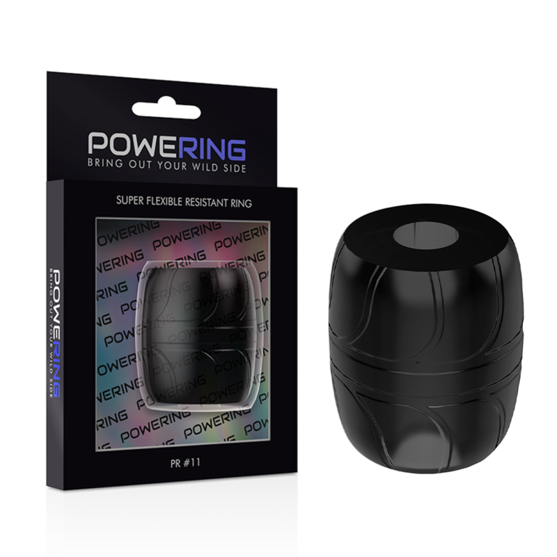 POWERING - SUPER FLEXIBLER UND WIDERSTANDSFÄHIGER PENISRING 5 CM PR11 SCHWARZ