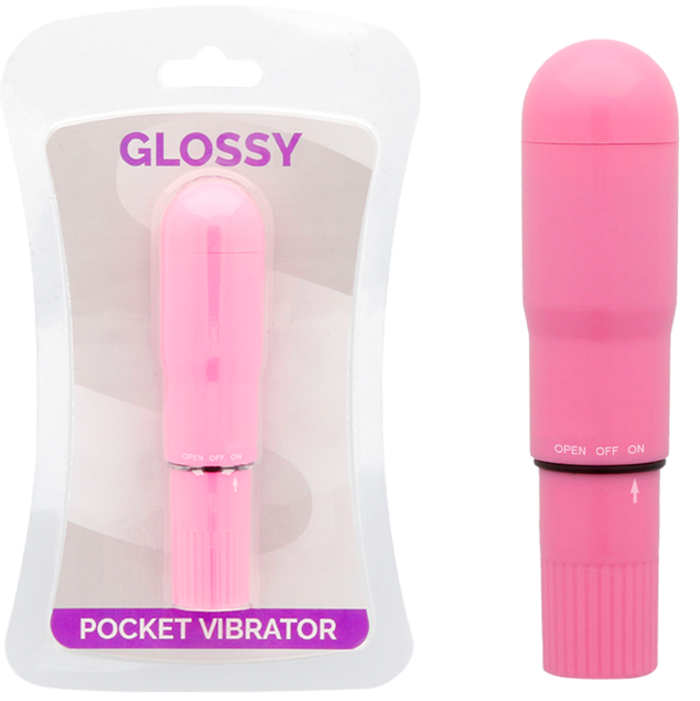 GLOSSY - TASCHENVIBRATOR DEEP ROSE