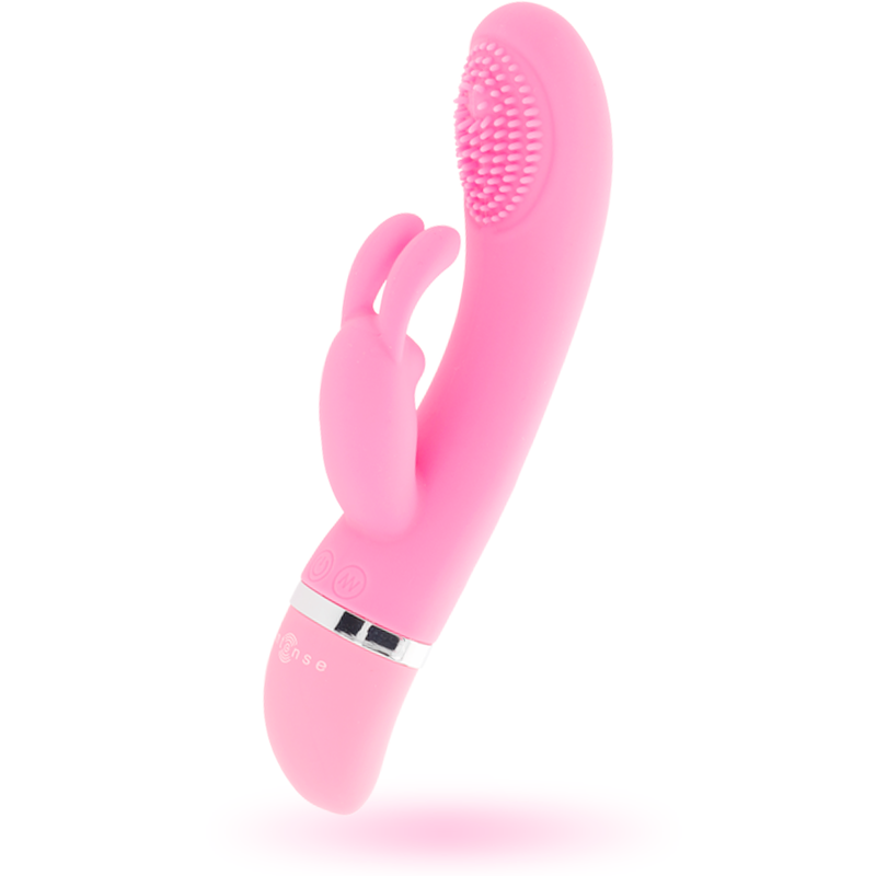 INTENSE - SUSY OSZILLIERENDER VIBRATOR AUS SILIKON KANINCHEN ROSA