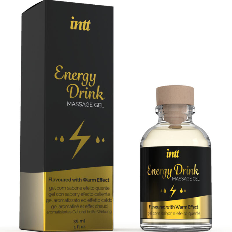 INTT MASSAGE & ORAL SEX - MASSAGEGEL MIT AROMATEM ENERGIE-CA-DRINK UND ERWÄRMUNGSEFFEKT