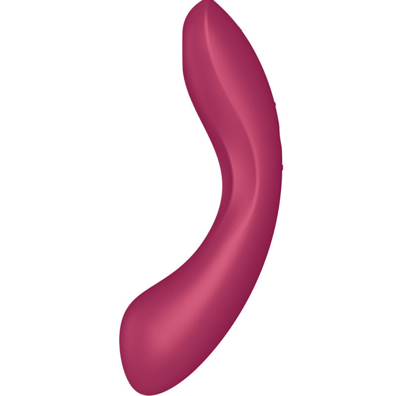 SATISFYER - CURVE TRINITY 1 AIR PULSE VIBRATION RED