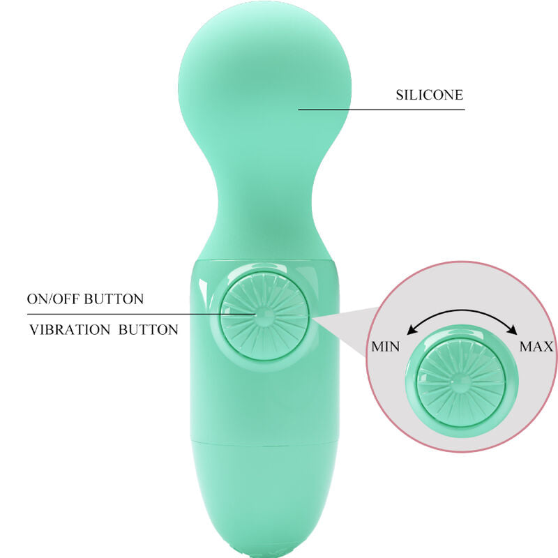 PRETTY LOVE - GRÜNES MINI-PERSÖNLICHES MASSAGER