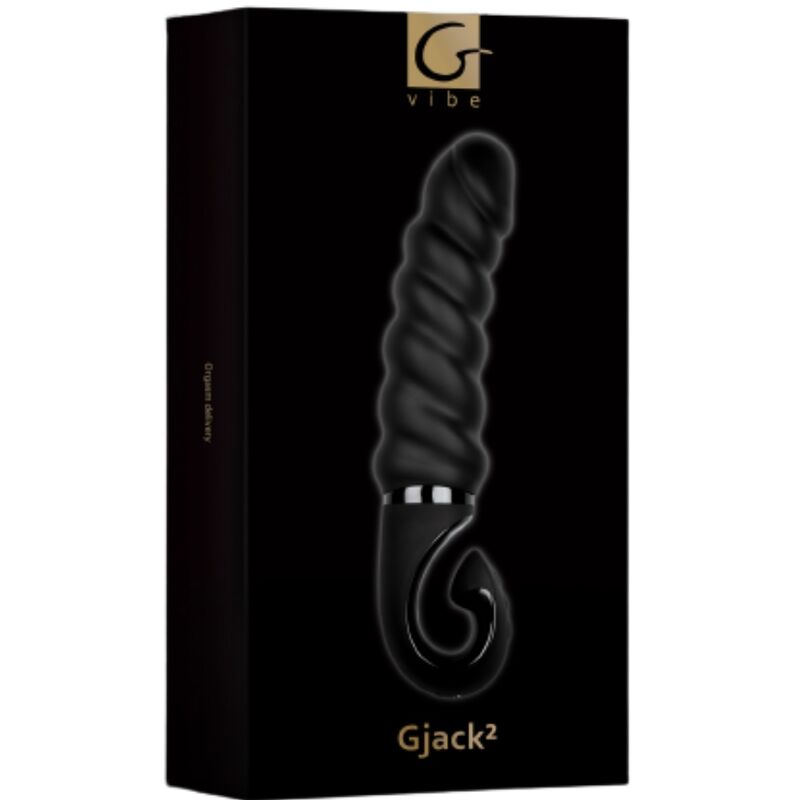 G-VIBE - G-JACK 2 - SCHWARZER VIBRIERENDER DILDO