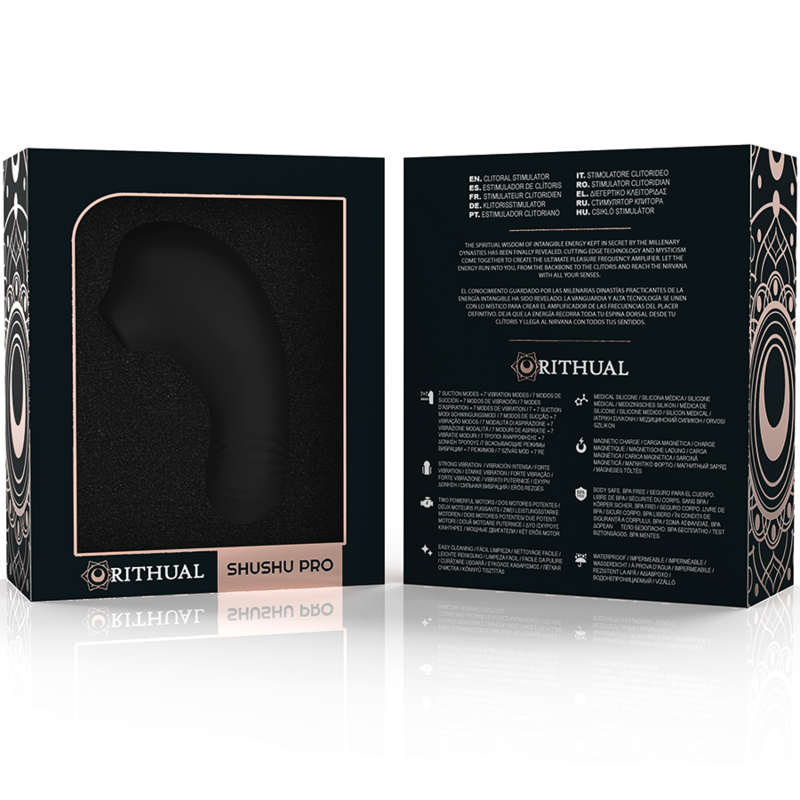 RITHUAL - SHUSHU PRO POCKET KLITORIS-STIMULATOR 2 LEISTUNGSSTARKE JET-MOTOREN