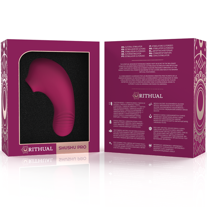 RITHUAL - SHUSHU PRO POCKET KLITORISTIMULATOR 2 LEISTUNGSFHIGE ORCHIDEENMOTOREN