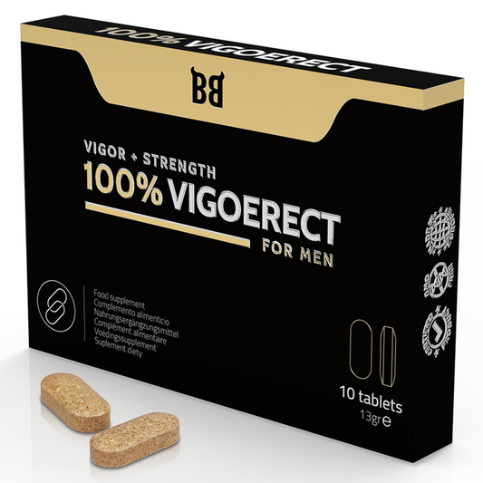 BLACK BULL - 100 % VIGOERECT VIGOR + STÄRKE FÜR MÄNNER 10 TABLETTEN