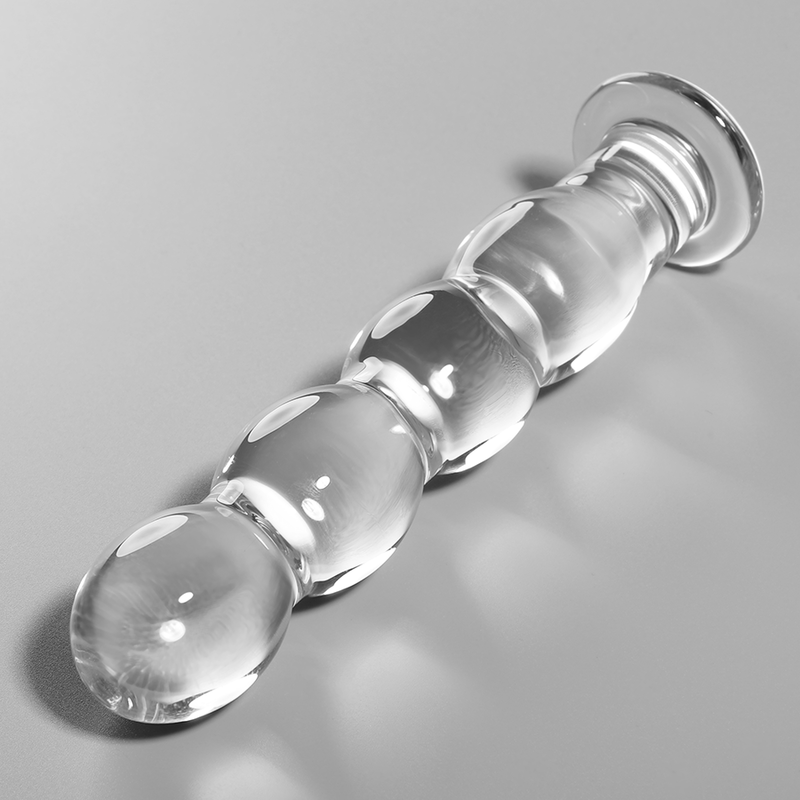 NEBULA SERIES BY IBIZA - MODELL 10 DILDO BOROSILIKATGLAS KLAR 16.5 CM -O- 3.5 CM