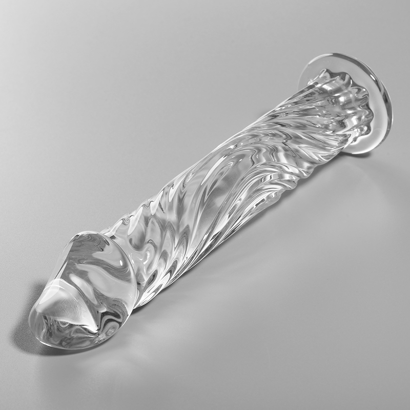 NEBULA SERIES BY IBIZA - MODELL 12 DILDO BOROSILIKATGLAS KLAR 17 CM -O- 3.5 CM