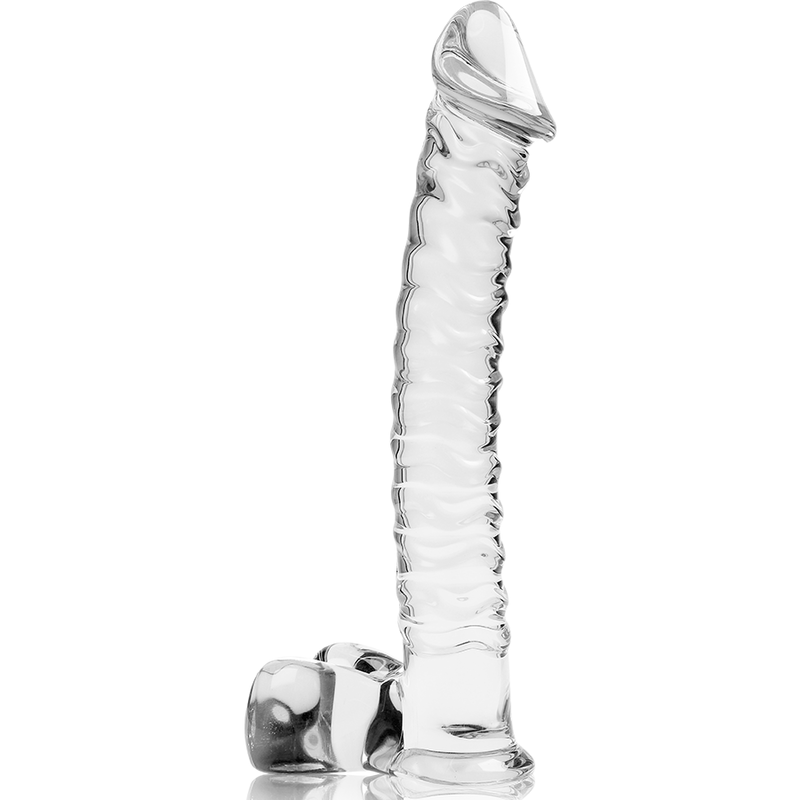 NEBULA SERIES BY IBIZA - MODELL 23 DILDO BOROSILIKATGLAS KLAR 21.5 CM -O- 4 CM