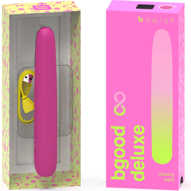 B SWISH - BGOOD INFINITE DELUXE WIEDERAUFLADBARER VIBRATOR ROSA SILIKON