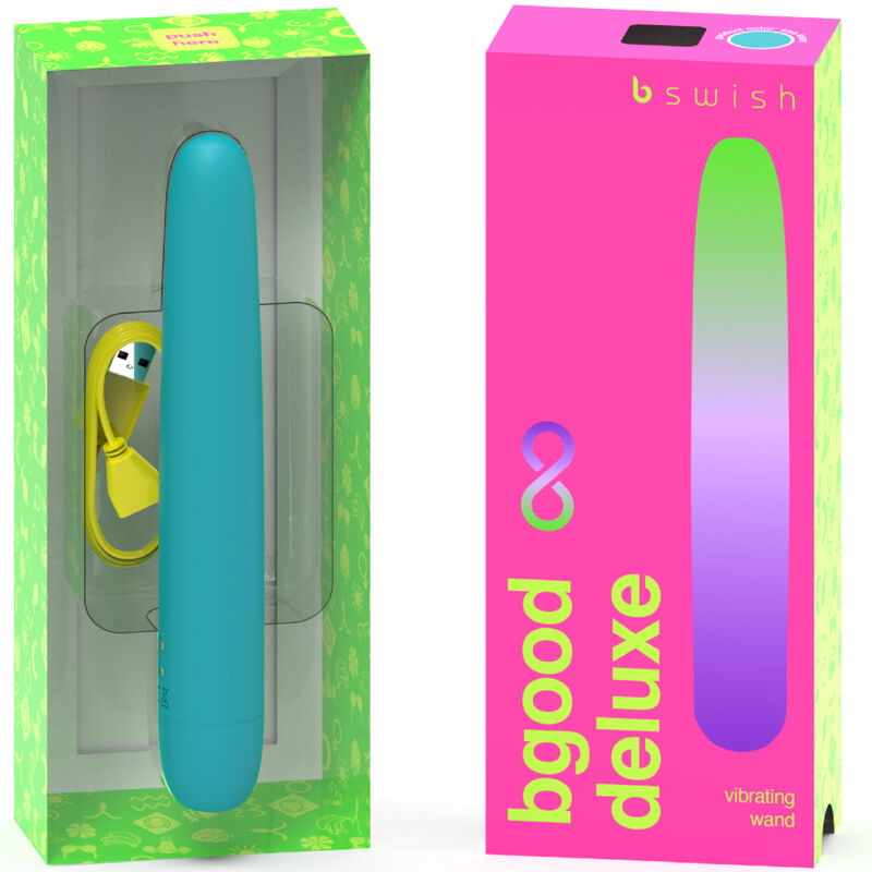 B SWISH - BGOOD INFINITE DELUXE WIEDERAUFLADBARER VIBRATOR BLAUES SILIKON