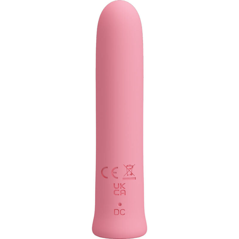 PRETTY LOVE - CURTIS MINI SUPER POWER VIBRATOR 12 ROSA SILIKONVIBRATIONEN