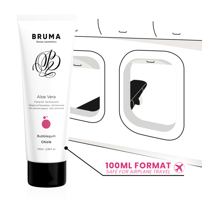 BRUMA - ALOE VERA GLEITGEL BUBBLEGUM GESCHMACK 100 ML