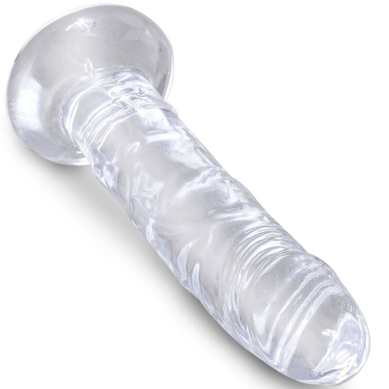 KING COCK - CLEAR REALISTISCHER PENIS 15.5 CM TRANSPARENT