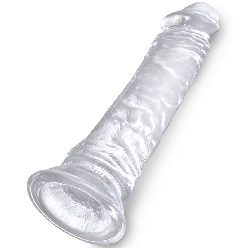 KING COCK - KLARER REALISTISCHER PENIS 19.7 CM TRANSPARENT