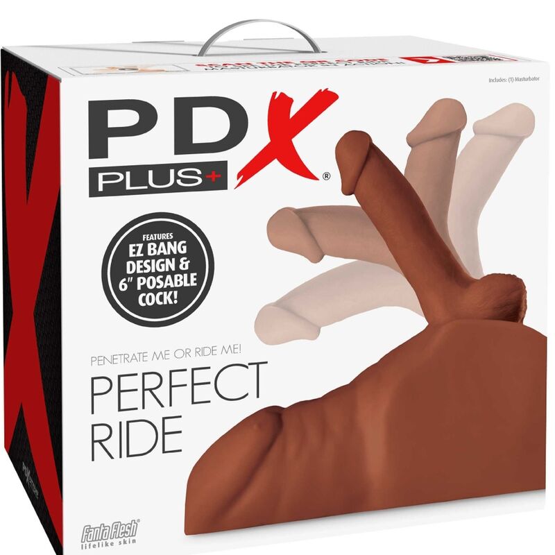 PDX PLUS - PERFECT RIDE MASTURBATOR PENIS UND ANUS BRAUN