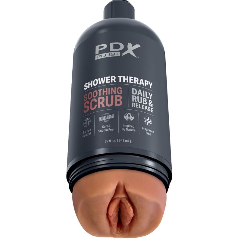 PDX PLUS - STROKER MASTURBATOR DISKRETES FLASCHENDESIGN BERUHIGENDES PEELING-SÜSSIGKEITEN-SHAMPOO