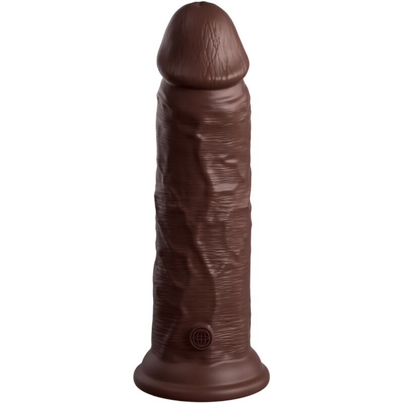 KING COCK - ELITE REALISTISCHER SILIKONDILDO 20.3 CM BRAUN