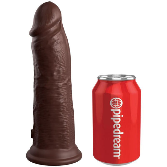 KING COCK - ELITE REALISTISCHER SILIKONDILDO 20.3 CM BRAUN