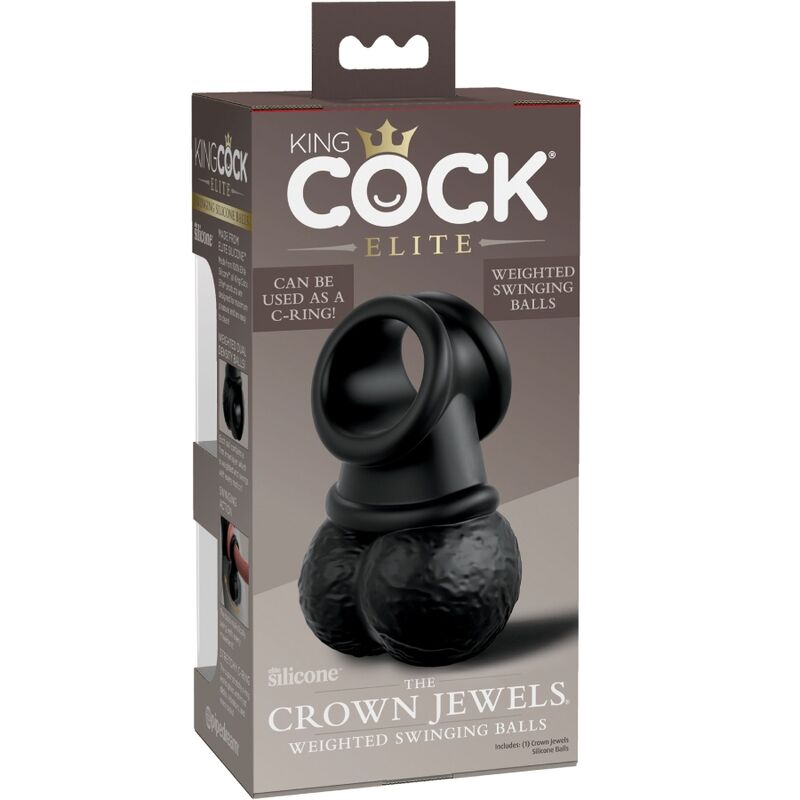 KING COCK - ELITE RING MIT HODEN SILIKON