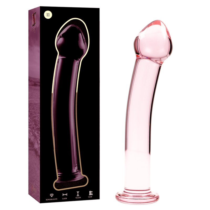 NEBULA SERIES BY IBIZA - MODELL 11 DILDO BOROSILIKATGLAS KLAR 16 CM -O- 3 CM