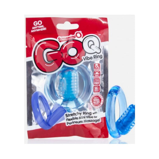 SCREAMING O - GO Q VIBE TRANSPARENTER VIBRATORRING