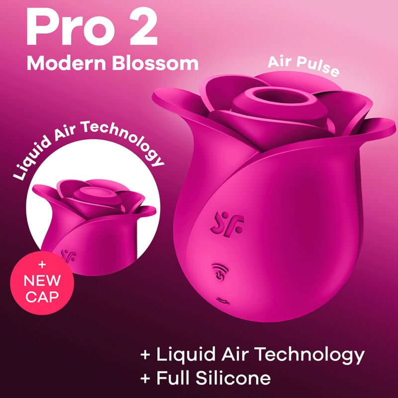 SATISFYER - AIR PULSE PRO 2 MODERNER BLOSSOM VIBRATOR