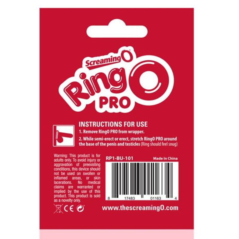 SCREAMING O - RINGO PRO XL ROTER PENISRING