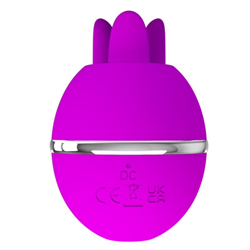 PRETTY LOVE - GEMINI BALL LILA. RUNDER VIBRATOR AUS SILIKON