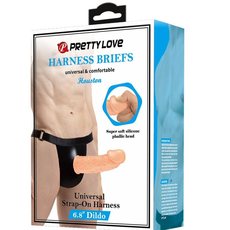 PRETTY LOVE - HARNNES-SLIP MIT DIDLO INKLUSIVE