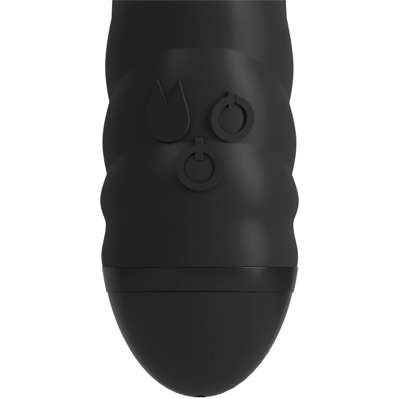 ADRIEN LASTIC - TWISTER VIBRATOR UND ROTATOR MASSAGER RABBIT SCHWARZ