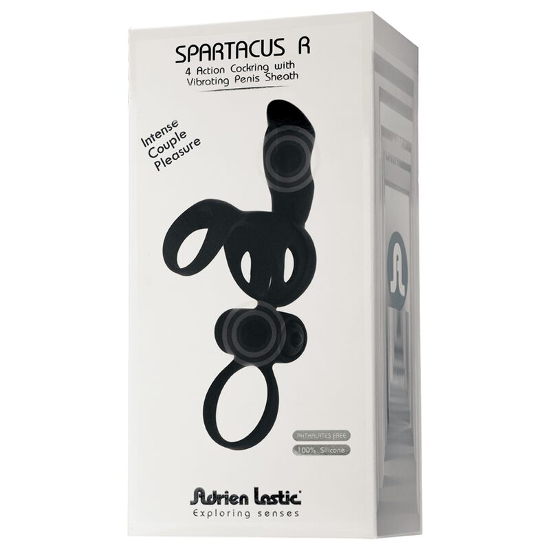 ADRIEN LASTIC  SPARTACUS-RING & PENIS-HÜLLE MIT VIBRATOR