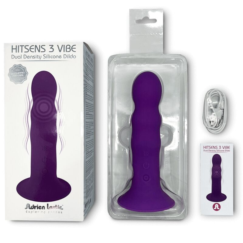 ADRIEN LASTIC - HITSENS VIBE 3 SILIKONDILDO VIOLETT