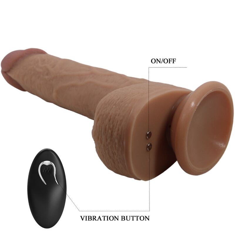 PRETTY LOVE - TOMMY REALISTISCHER DILDO-VIBRATOR 22.5 CM