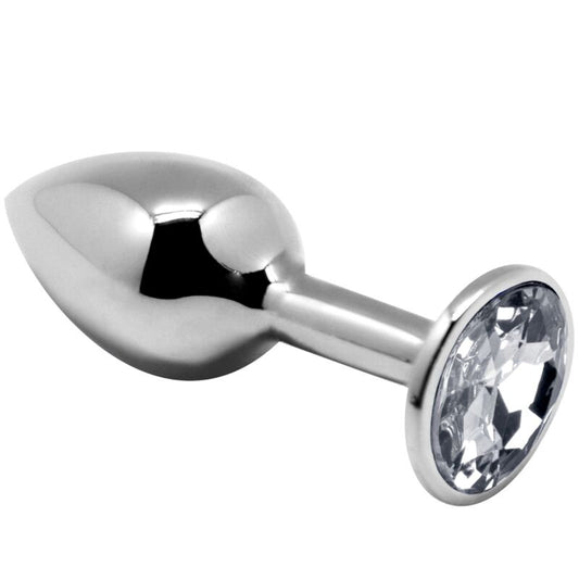 ALIVE - ANAL PLEASURE MINI PLUG METALL WEISS GRÖSSE L