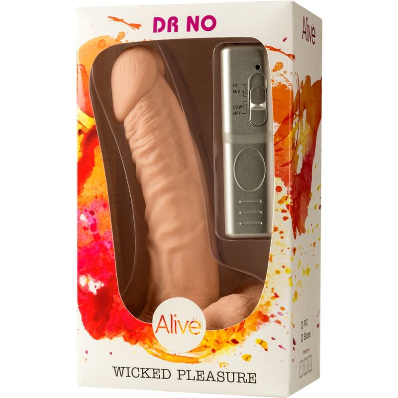 ALIVE - DR. KEIN REALISTISCHER PENISVIBRATOR 18 CM