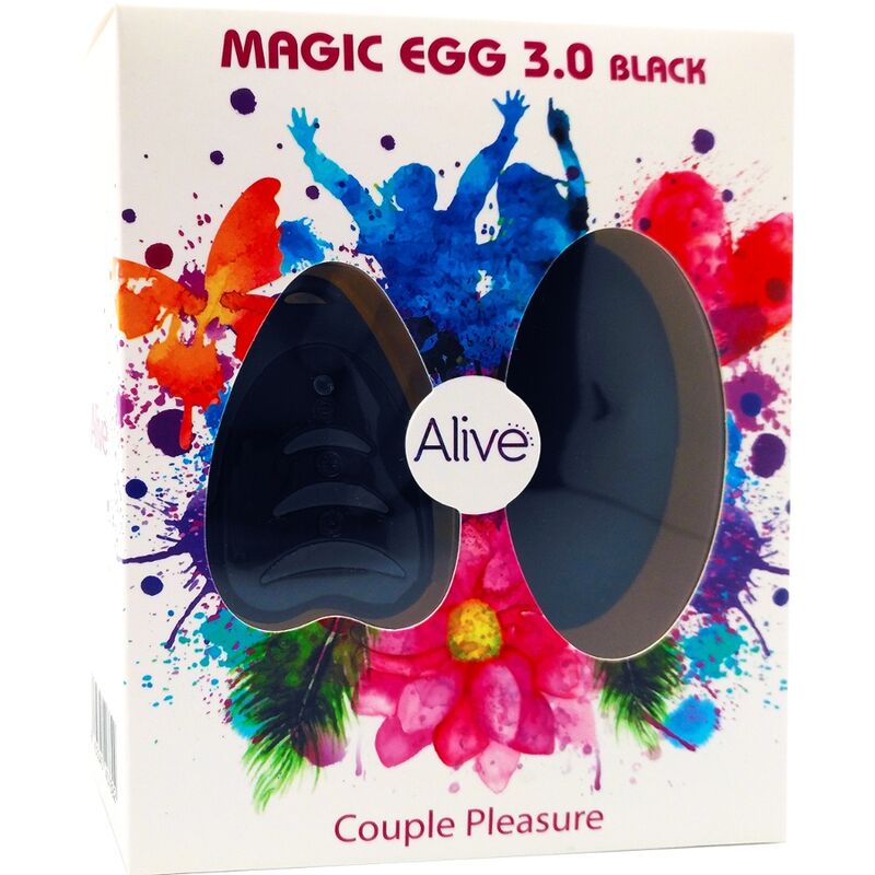 ALIVE - MAGIC EGG 3.0 VIBRIERENDES EI MIT FERNBEDIENUNG SCHWARZ