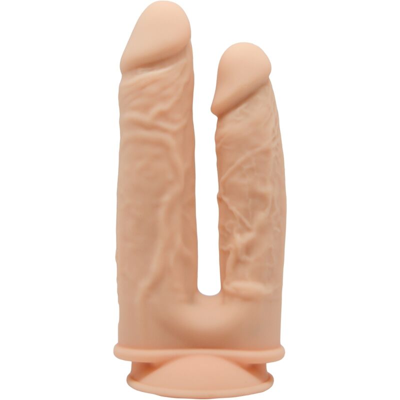 SILEXD - MODELL 1 REALISTISCHER PENIS DOBLE PENETRACION PREMIUM SILEXPAN SILIKON 17.5 / 19.5 CM