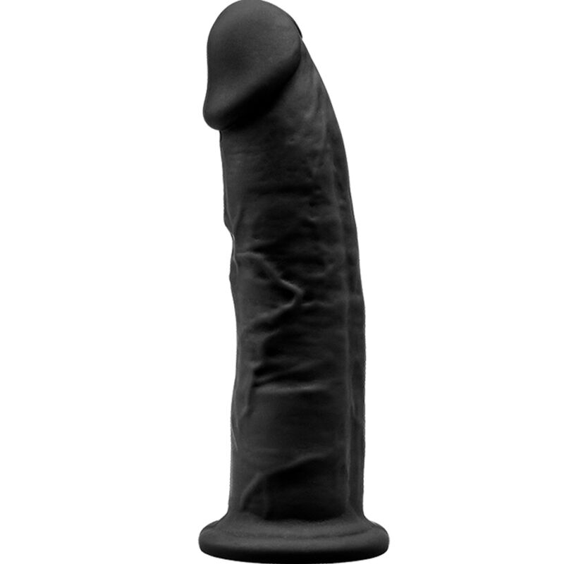 SILEXD - MODEL 2 REALISTISCHER PENIS PREMIUM SILEXPAN SILIKON SCHWARZ 15 CM