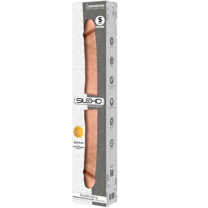 SILEXD - DOPPELTER REALISTISCHER PENIS PREMIUM SILEXPAN SILIKON 38.5 CM