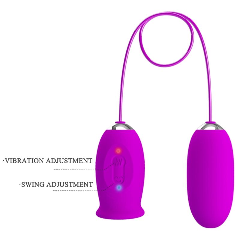 PRETTY LOVE - DAISY DUAL EGG WIEDERAUFLADBARER VIBRATOR LILA