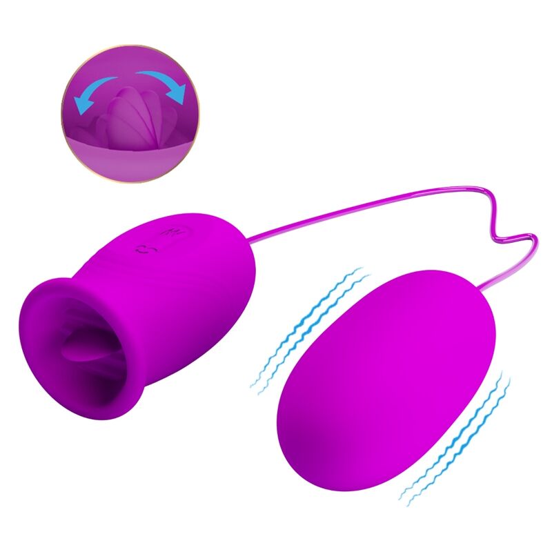 PRETTY LOVE - DAISY DUAL EGG WIEDERAUFLADBARER VIBRATOR LILA