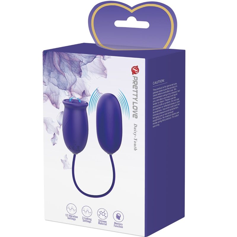 PRETTY LOVE - DAISY YOUTH VIOLET WIEDERAUFLADBARER VIBRATOR-STIMULATOR