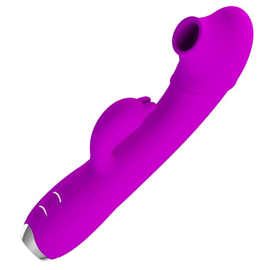 PRETTY LOVE - REGINA WIEDERAUFLADBARER VIBRATOR-SAUGER LILA