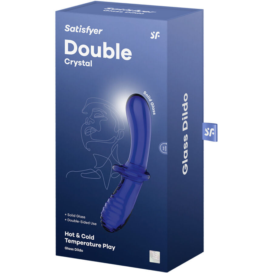 SATISFYER - DOPPEL KRISTALL DILDO TRANSPARENT